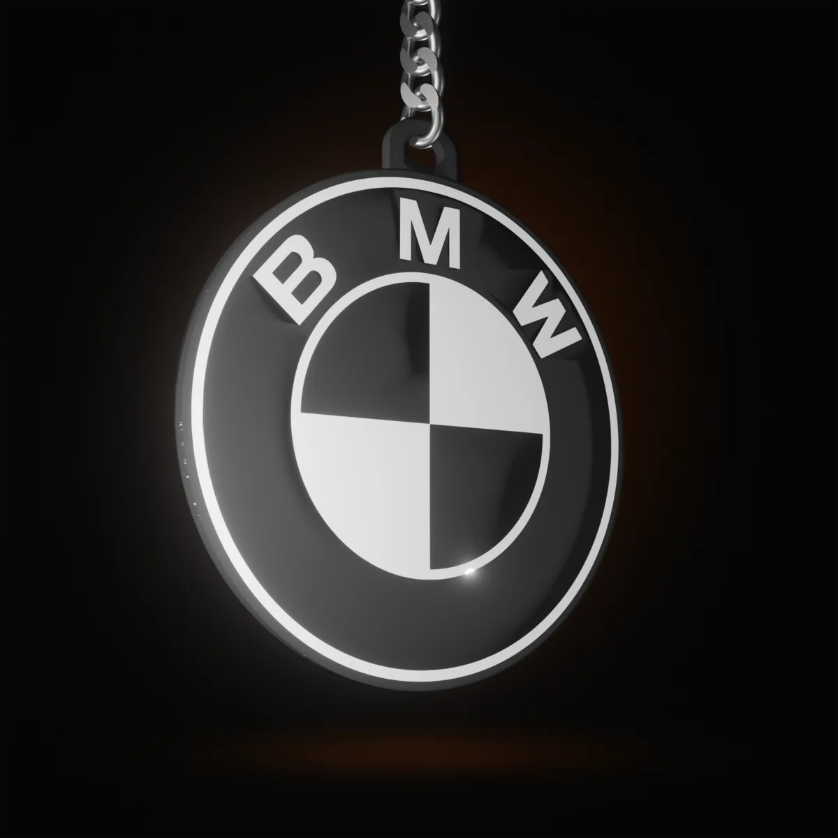 BMW logo keychain