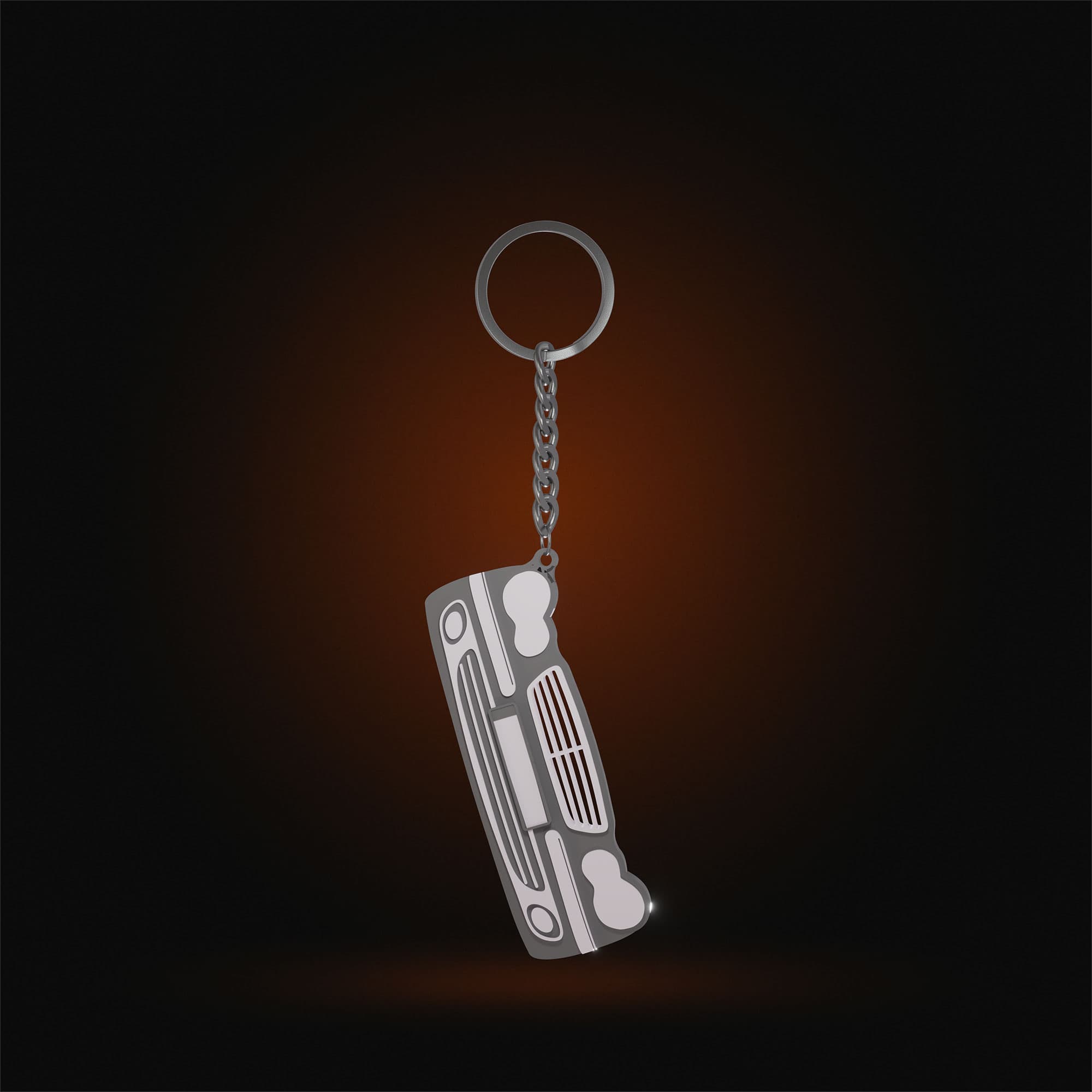 Mercedes W203 Front Keychain 5