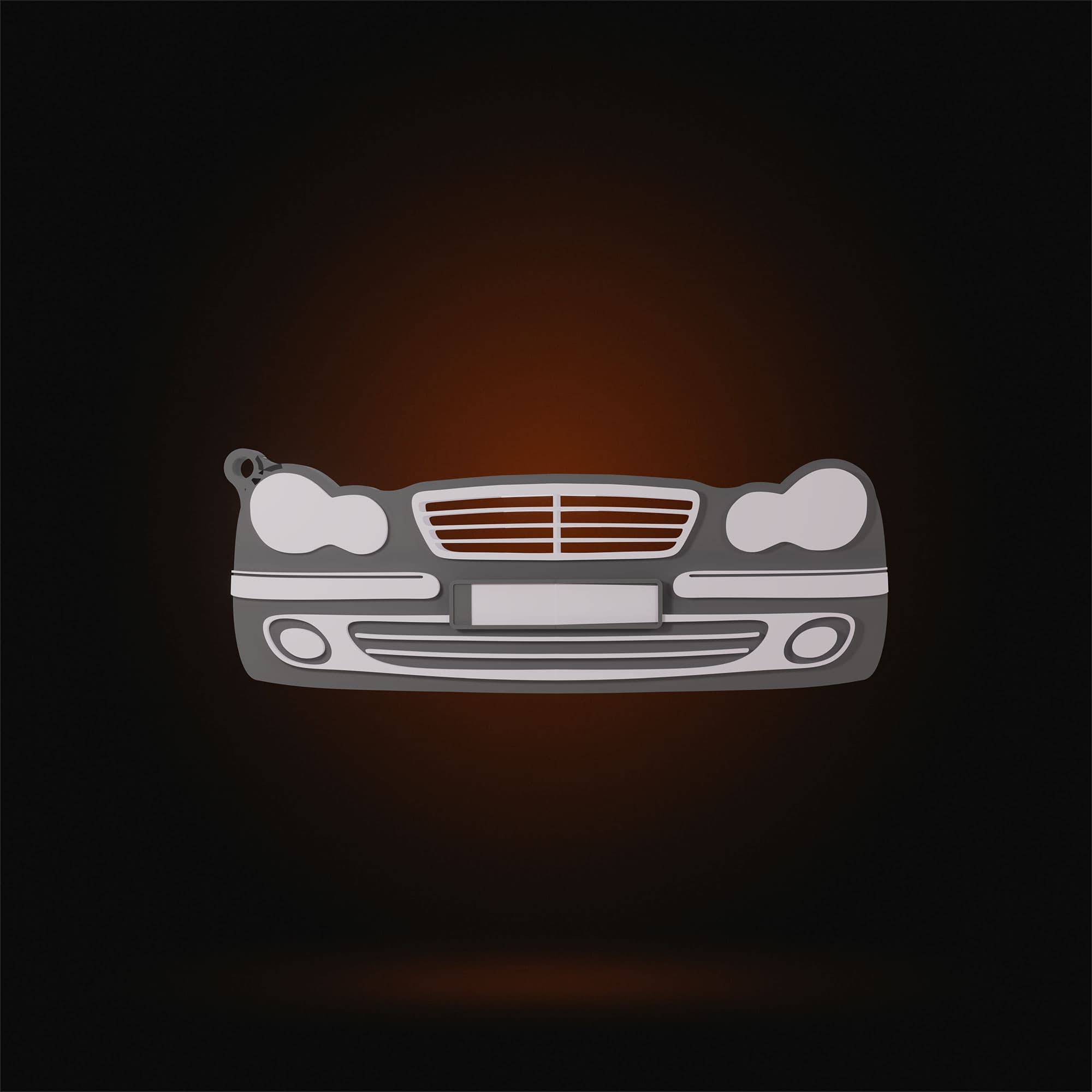 Mercedes W203 Front Keychain