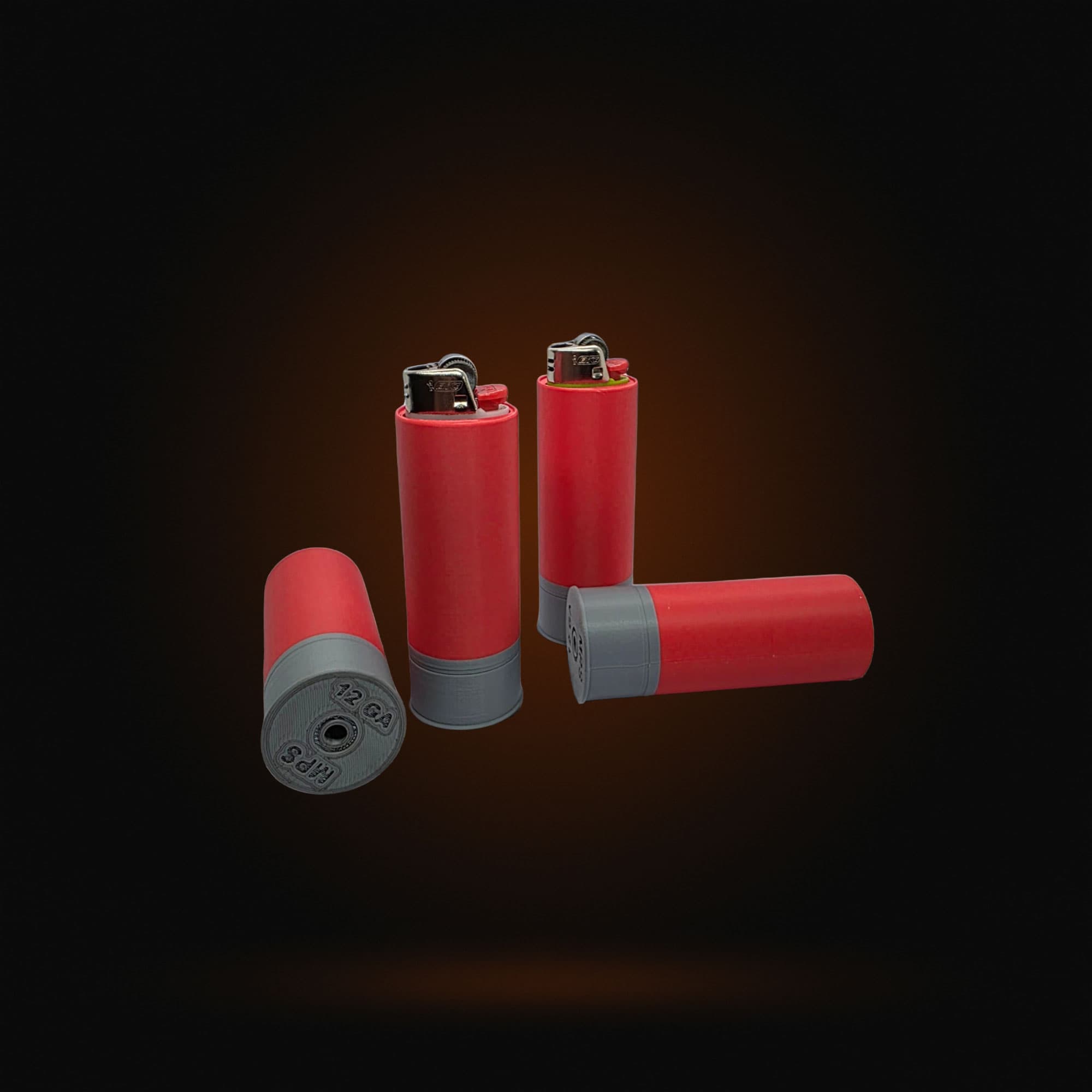 Shotgun shell style BIC lighter cover